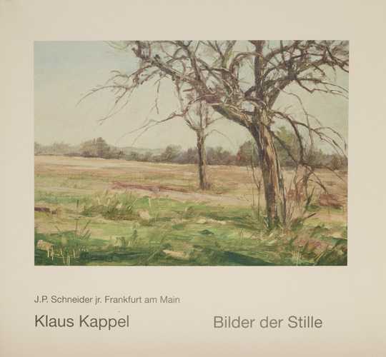 Klaus Kappel. Bilder der Stille. 2014